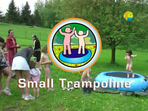 Naturism outdoors - Small Trampoline [Bodyart Collection]