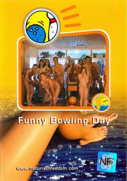 Nudists play sports - Funny Bowling Day video [Bodyart Collection]