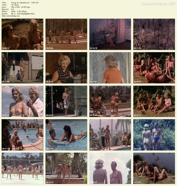 Retro video - nudism in USA [Bodyart Collection]