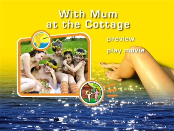 With Mum at the Cottage - naturism of video outdoors [Bodyart Collection]