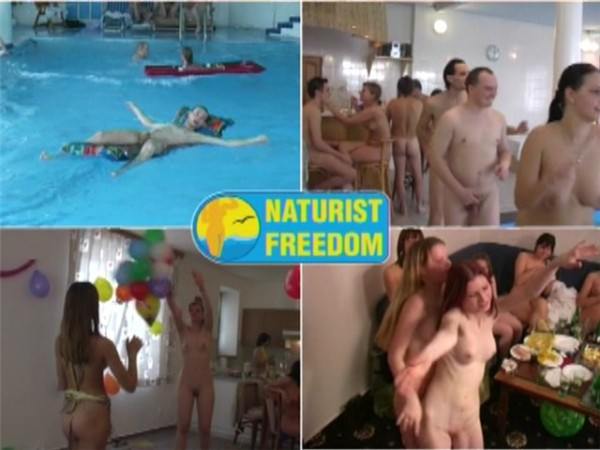 Family nudism of video - Girls Birthday party [Bodyart Collection]