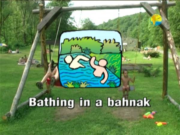 Family Naturism video - Bathing in a Bahnak [Bodyart Collection]