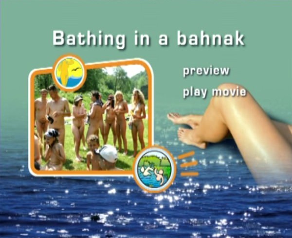 Family Naturism video - Bathing in a Bahnak [Bodyart Collection]