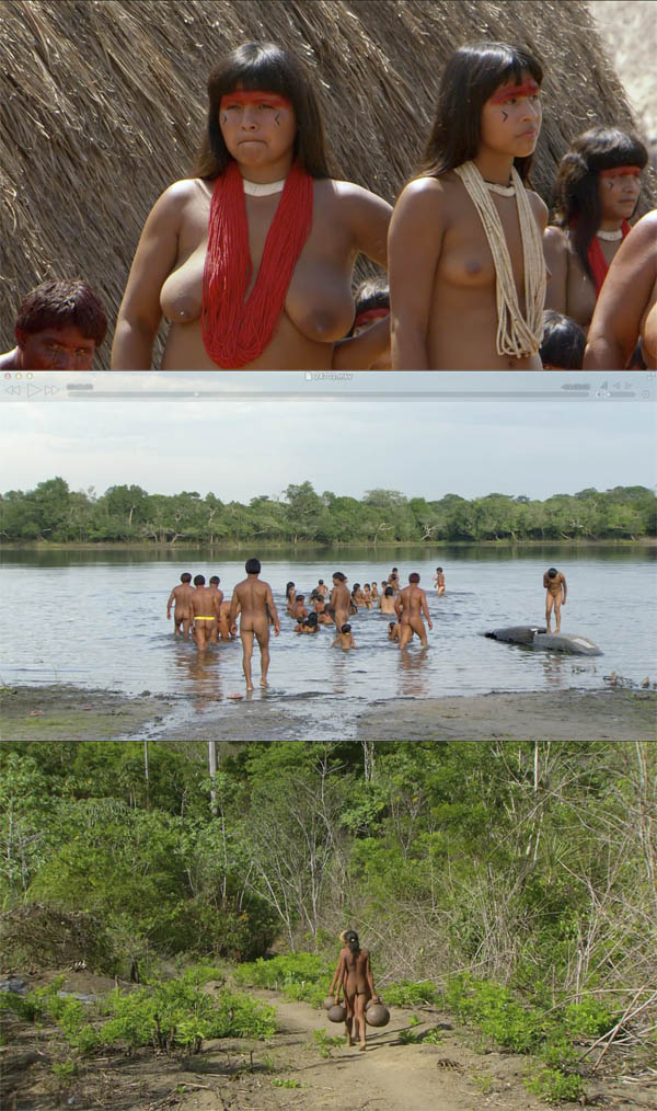 Documentary video about a nudism in Amazonia [Bodyart Collection]