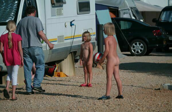 Camp of nudists of a photo [Bodyart Collection]