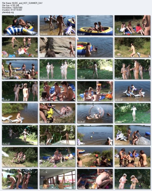 NUDE and HOT SUMMER DAY - HD video nudism [Bodyart Collection]