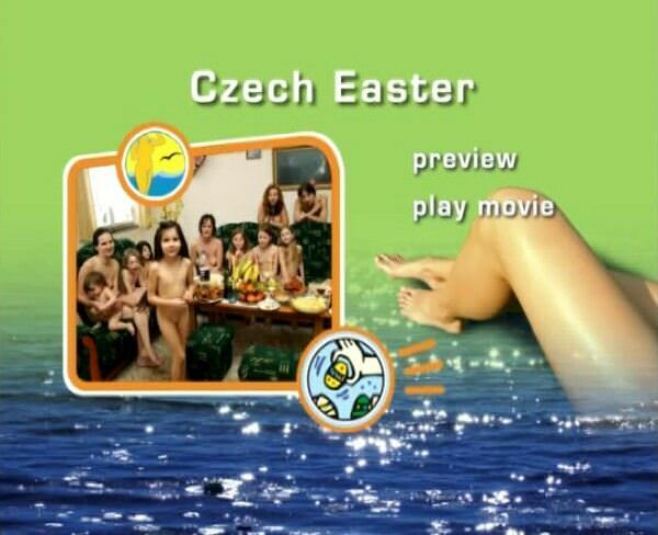 Family nudism of video - Czech Easter | Familie FKK-video [Bodyart Collection]