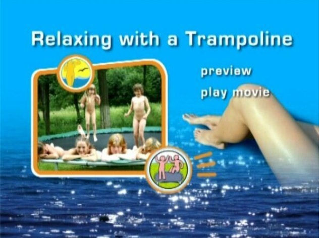 Relaxing with a trampoline - Family nudism video [Bodyart Collection]