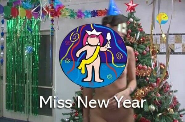 Miss New Year - Family nudism of video | Miss-Neujahr [Bodyart Collection]