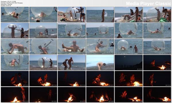 Great Balls and Naked Fire - Family nudism video [Bodyart Collection]