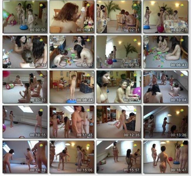 A Shed Below the Mountain - Home video of a nudism | Home Video Familie der Freik&#246;rperkultur [Bodyart Collection]