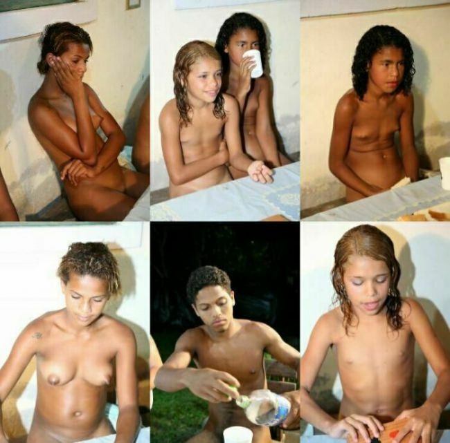 Family nudism in Brazil - a photo of young nudists | Foto junge Nudisten Brasilien [Bodyart Collection]