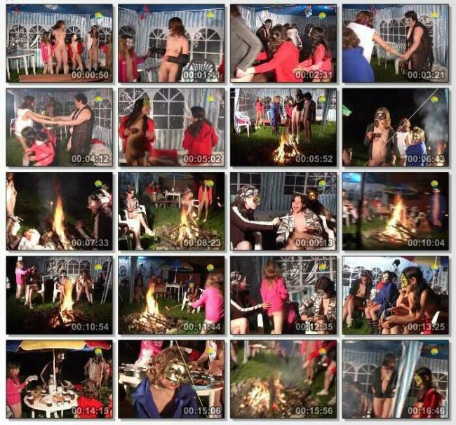 Family nudism video - Night merry making | Familie FKK video [Bodyart Collection]