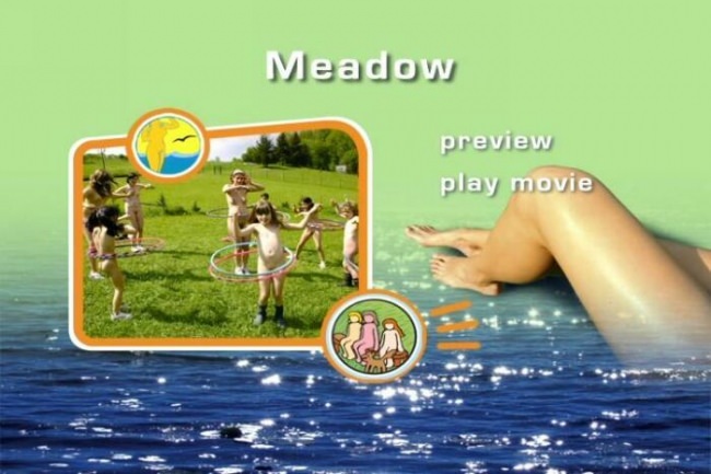 Meadow - family nudism naturism outdoors [Bodyart Collection]