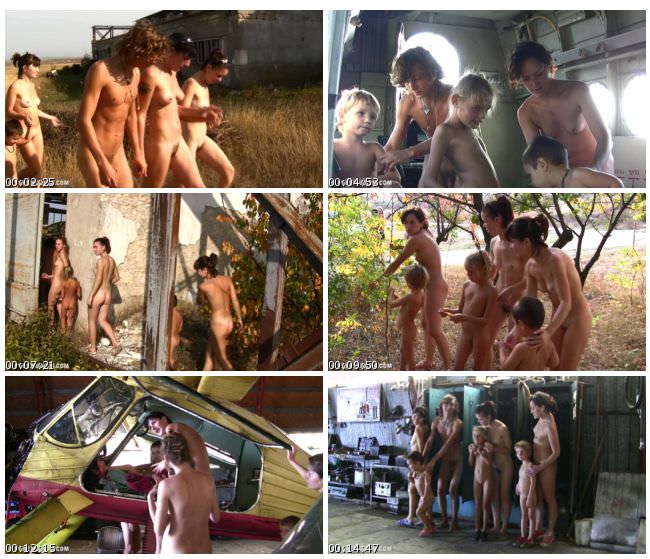 Group nudist fun in nature video [Bodyart Collection]