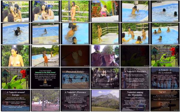 Family nudism video in Brazil - a naked vacation in the tropics [Bodyart Collection]